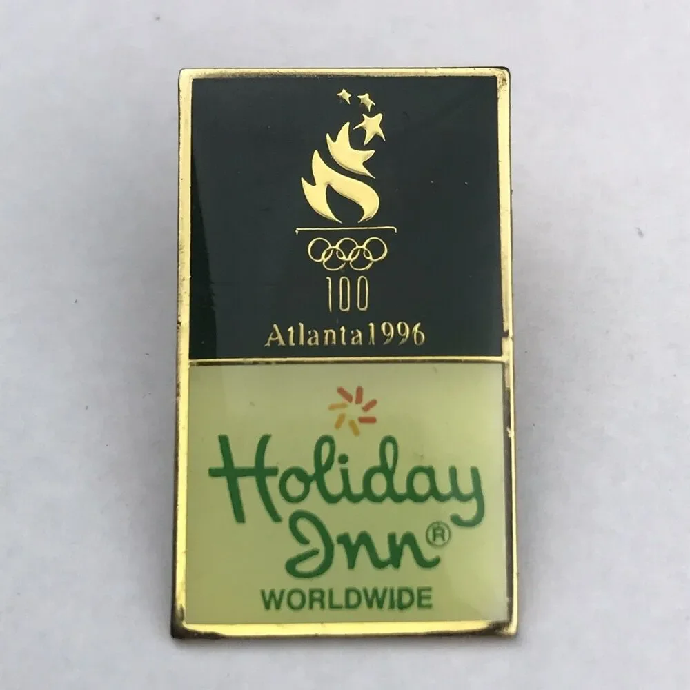 Holiday Inn Atlanta 1996 Olympic Games Centennial Pin Vintage Collectible 90s